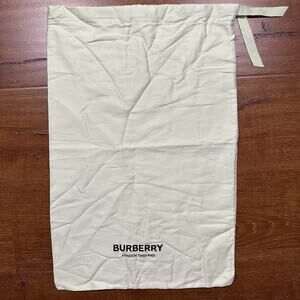 Burberry Dust Bag 23"x15.5 Light Green Drawstring Cover Protector Storage Travel